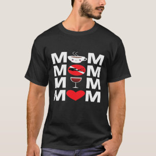 Camiseta Café Scuba Buceando a la madre del vino Bucear Ban