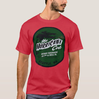 Camiseta Cafe Seattle con huracanes retro vintage