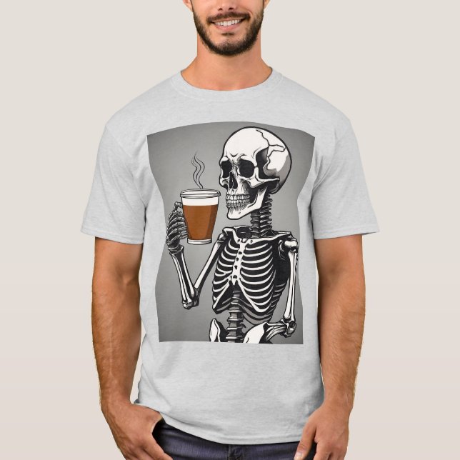 Camiseta Café Skeleton (Anverso)