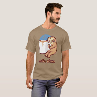Camiseta Café Sloth, por favor