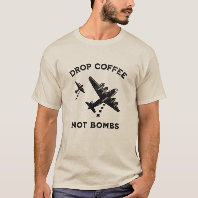 Camiseta Café suelto no bombas - café con problemas (Anverso)