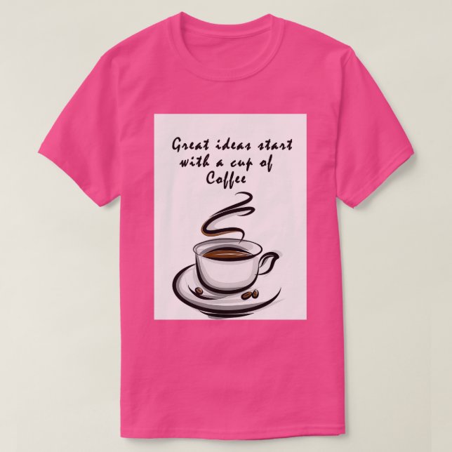 Camiseta café t 3 (Diseño del anverso)