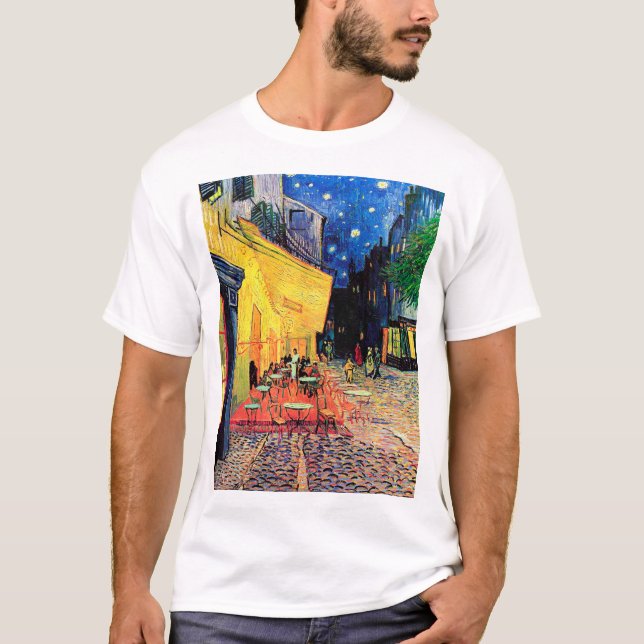Camiseta Cafe Terrace at Night, Vincent van Gogh, 1888 (Anverso)