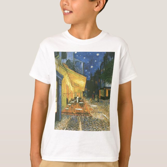 Camiseta Cafe Terrace - Vincent van Gogh (Anverso)
