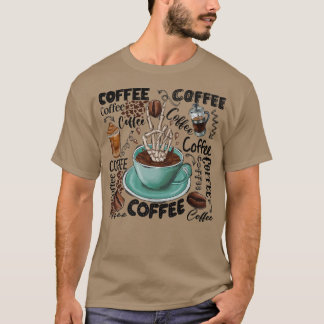 Camiseta Café Western Coffee Skeleton Hand Coffee Amantes