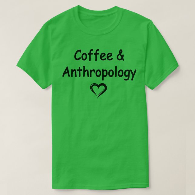 Camiseta Café y antropología 7 (Diseño del anverso)