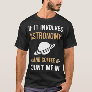 Camiseta Café Y Astronomía
