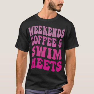 Camiseta Café Y Bañera Los Fines De Semana Retro Coffee Lov