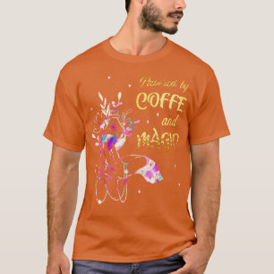 Camiseta Café Y Bruja Mágica De Gótico De Wiccan