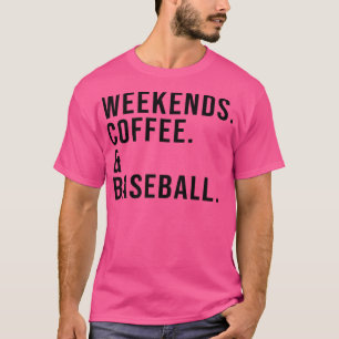 Camiseta Café y café de béisbol Lover Béisbol