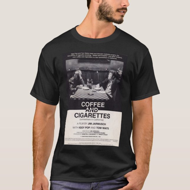 Camiseta Café y cigarrillos por Jim Jarmusch Wallpaper Es (Anverso)