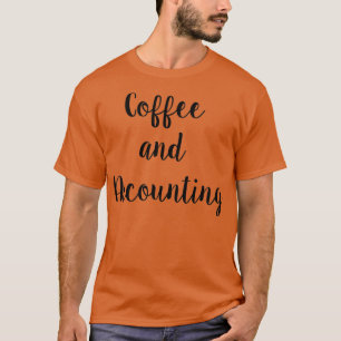 Camiseta Café y contabilidad