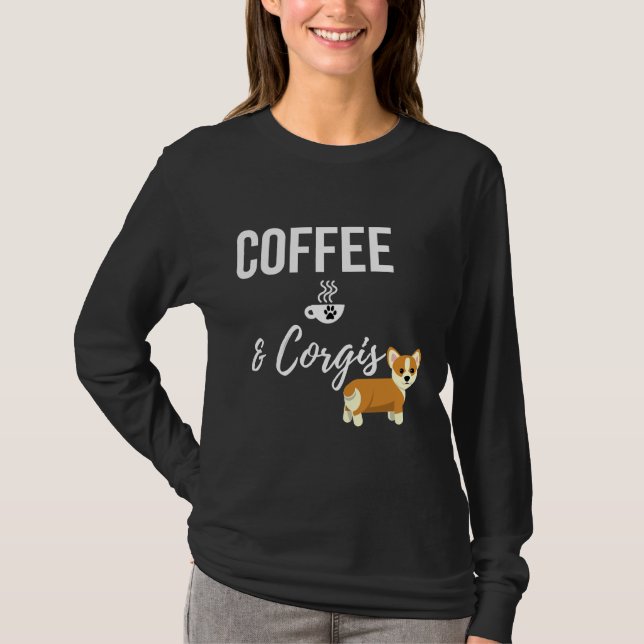 Camiseta Café Y Corgi (Anverso)
