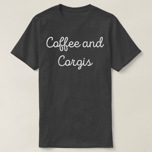 Camiseta Café y Corgis Corgi Lover (Diseño del anverso)