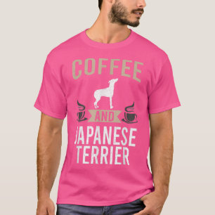 Camiseta Café y el amante del perro del terror japonés