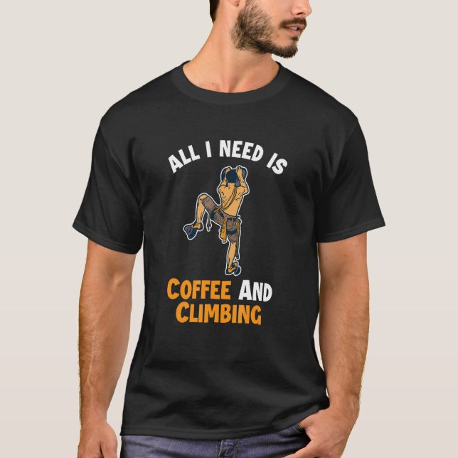 Camiseta Café Y Escalada Alpine Speed Sport Gratuito (Anverso)