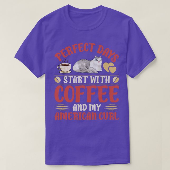 Camiseta Café Y Gatos 6 (Diseño del anverso)