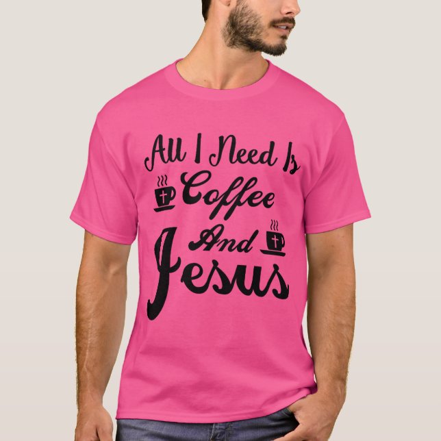 Camiseta Café Y Jesús (Anverso)
