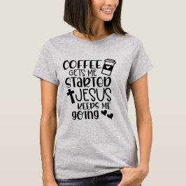 Camiseta Café y Jesús