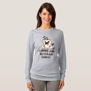 Camiseta Café Y Jindo Coreano