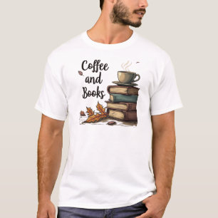 Camiseta Café y libros - Pareja perfecta