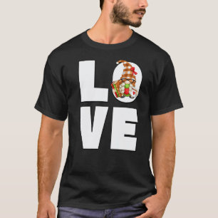 Camiseta Café y libros profesora gnomo para mujeres amor té