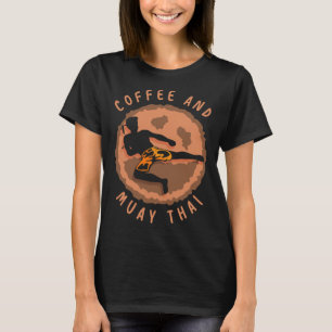 Camiseta Café y luchador de boxeo de artes marciales de Mua