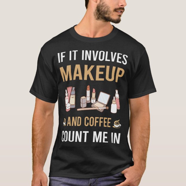 Camiseta Café Y Maquillaje (Anverso)