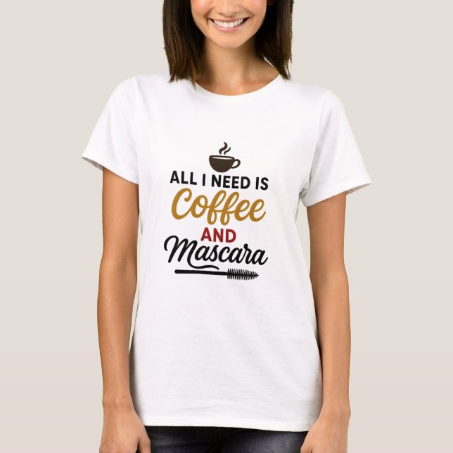Camiseta Café Y Mascara (Anverso)