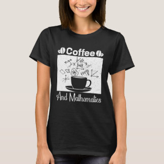 Camiseta Café y matemáticas