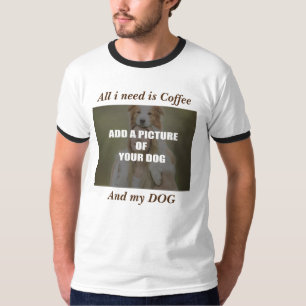 Camiseta Café y mi Cojín decorativo de perro