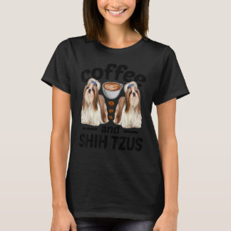 Camiseta Café Y Perro Shih Tzu Shih Tzu