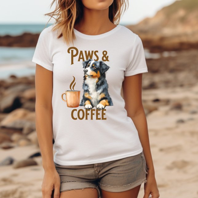 Camiseta Café y perros Perro Perro de Montaña Bernés (Subido por el creador)