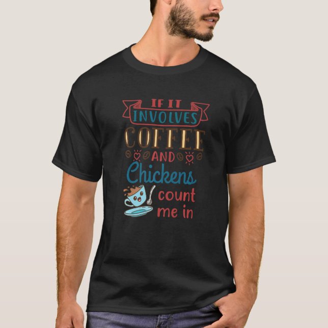 Camiseta Café y Pollos  Pollos (Anverso)