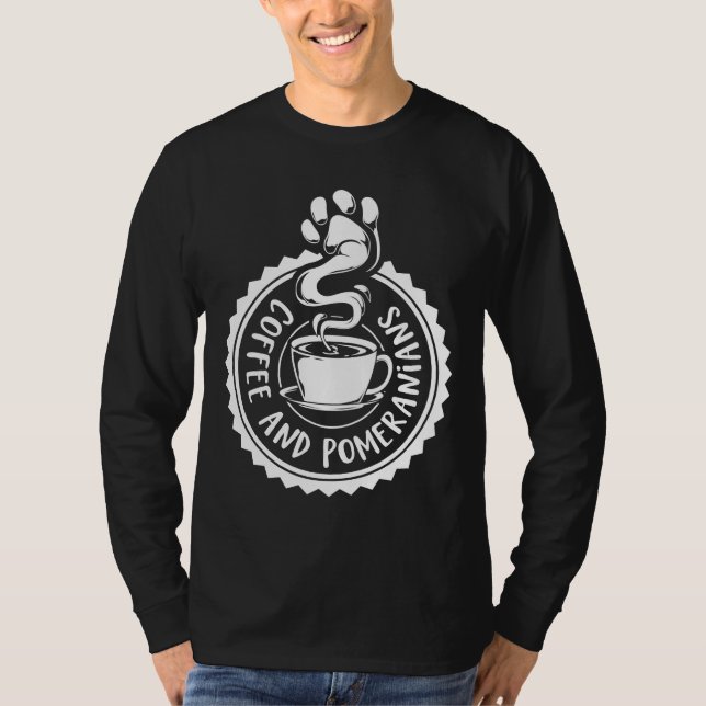 Camiseta Café Y Pomerania (Anverso)