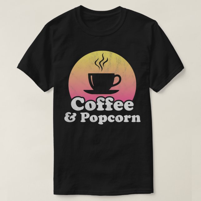Camiseta Café y Popcorn Pullover (Diseño del anverso)