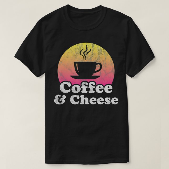 Camiseta Café y queso (Diseño del anverso)