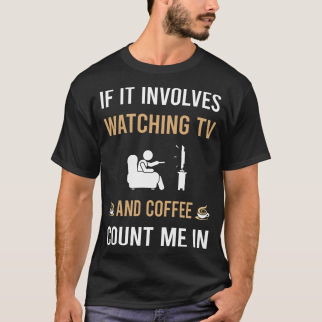 Camiseta Café Y Televisión (Anverso)