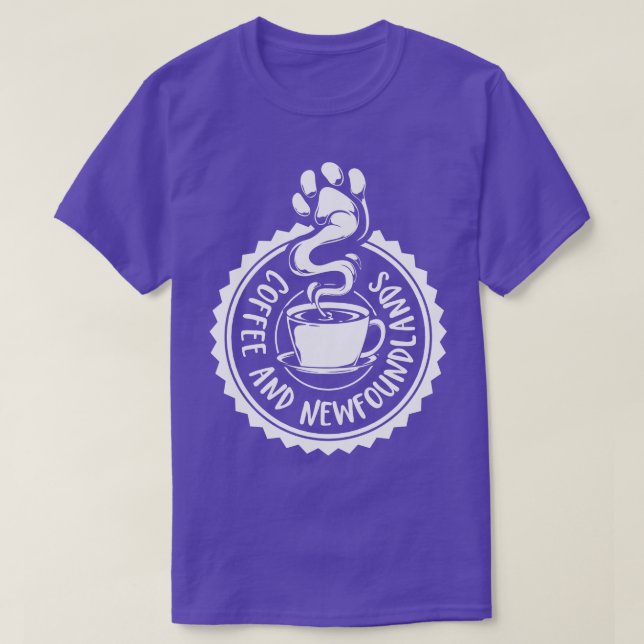 Camiseta Café y Terranova (Diseño del anverso)