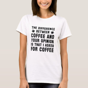 Camiseta Café y tu opinión