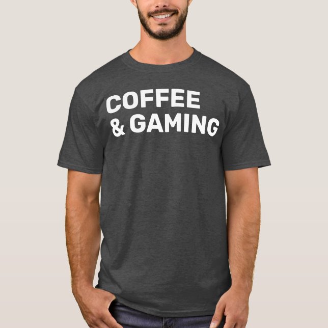 Camiseta Café Y Vintage De Juegos (Anverso)