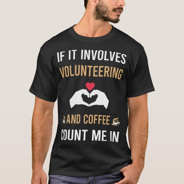 Camiseta Café Y Voluntarios (Anverso)
