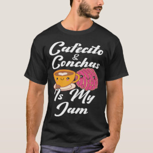 Camiseta Cafecito y Conchas es mi café de té