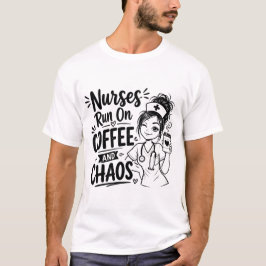 Camiseta Cafeína. Caos. Compasión. Repetir.