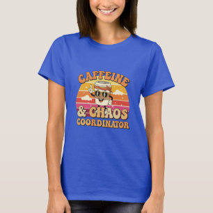Camiseta Cafeína de Brew por la mañana y té de café caos