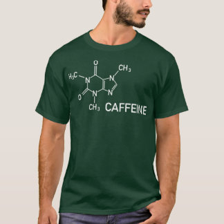 Camiseta Cafeína estructura química café