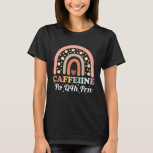 Camiseta Cafeína Po Q4h Prn Enfermera Práctica Licenciada