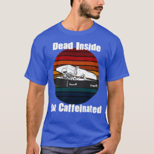 Camiseta Cafeína vintage de café