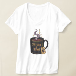 Camiseta Cafeína y Caos