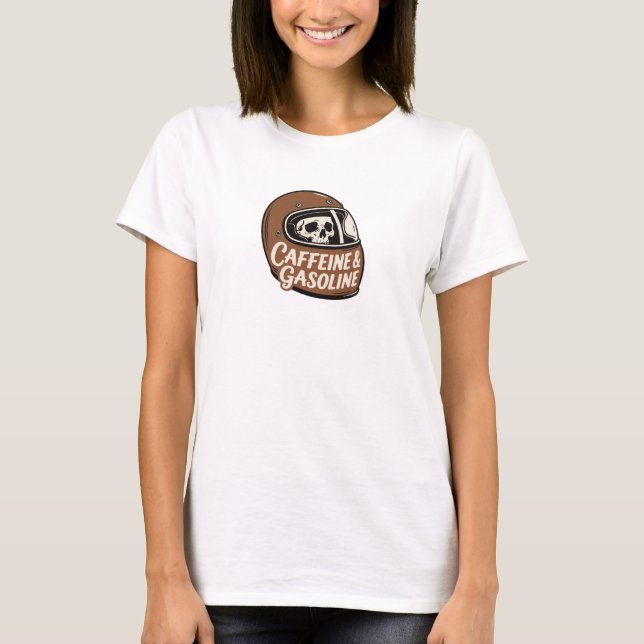 CAMISETA CAFÉINA Y GASOLINA (Anverso)